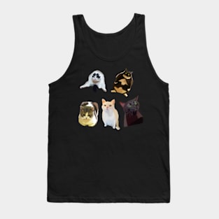 Cute funny meme cats Tank Top